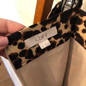 LOFT Skirts - Loft leopard skirt LOFT Skirts - Loft leopard skirt